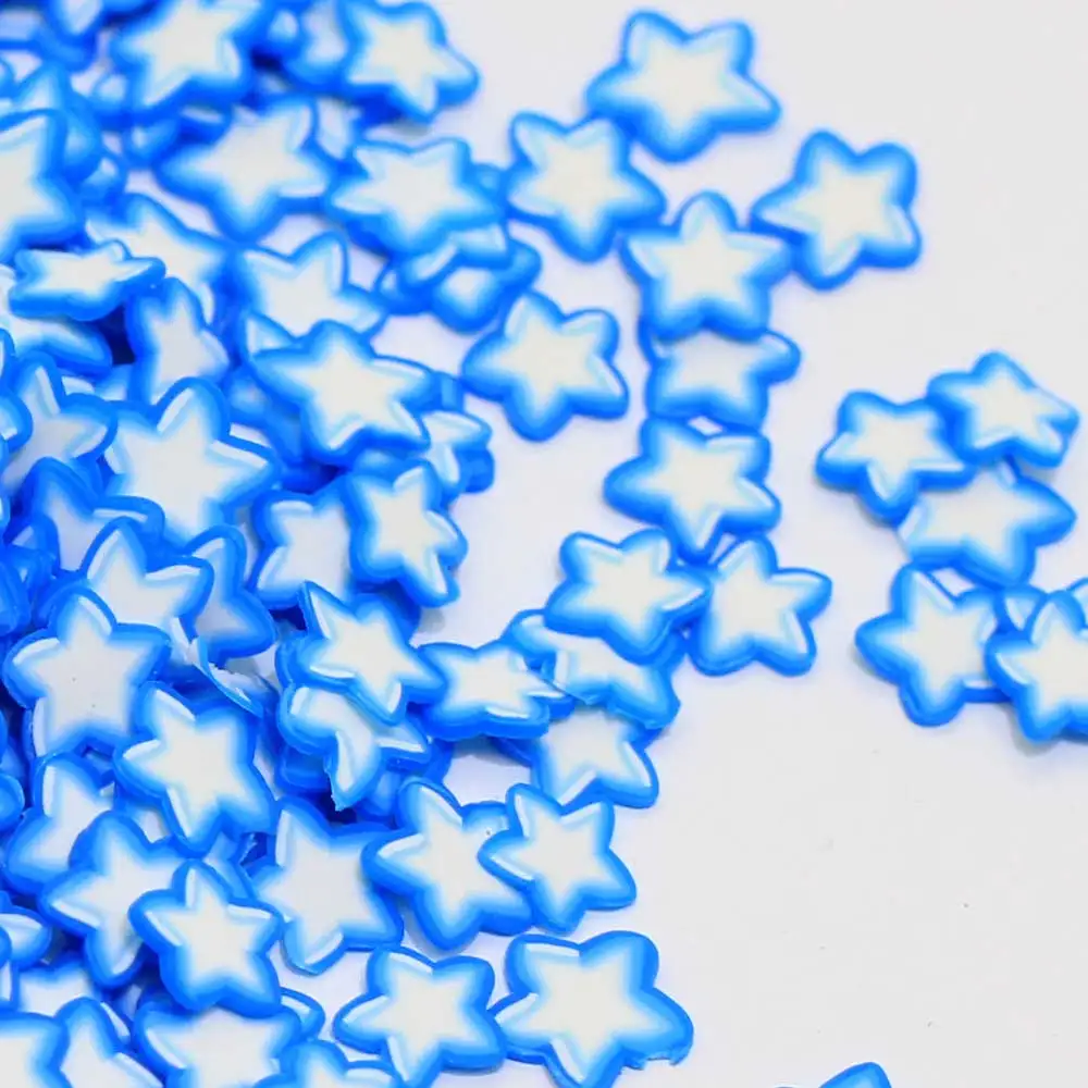 Новое поступление полимерная глина прекрасная звезда для рукоделия DIY конфетти