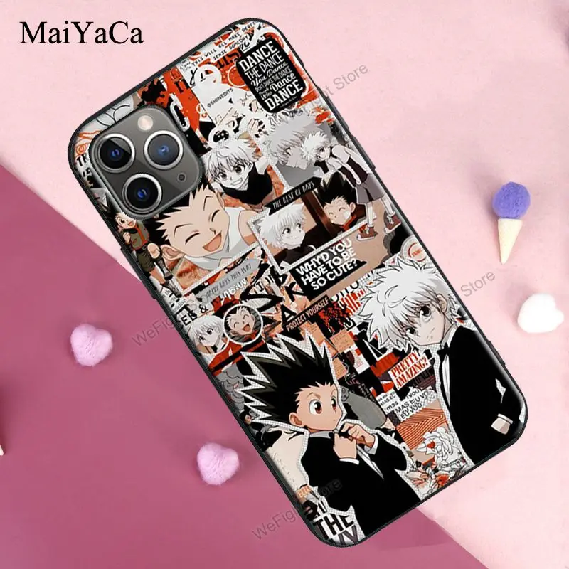 Чехол MaiYaCa Gon Killua Hunter x hunter Для iPhone 12 mini 11 Pro Max XR X XS 6S 7 8 Plus SE 2020 Coque Funda|Бамперы| |