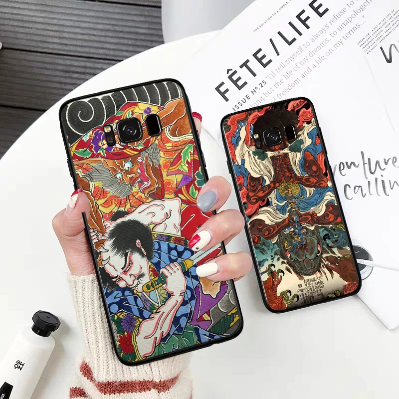 77F в японском стиле арт силиконовый чехол для Samsung S6 S7 край S8 S9 S10 рlus Lite S10E S20 ультра