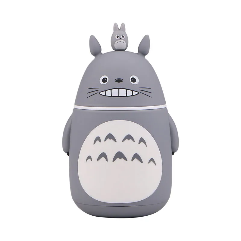 Мультяшный термос Totoro 248 мл бутылки из нержавеющей стали портативная вакуумная