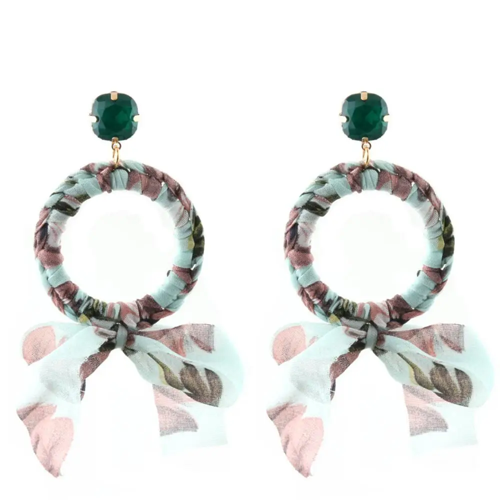 Oorbellen pendientes de hilo bohemios especiales para mujeres hechos a mano elegantes Multicolor gota|Серьги-подвески| |
