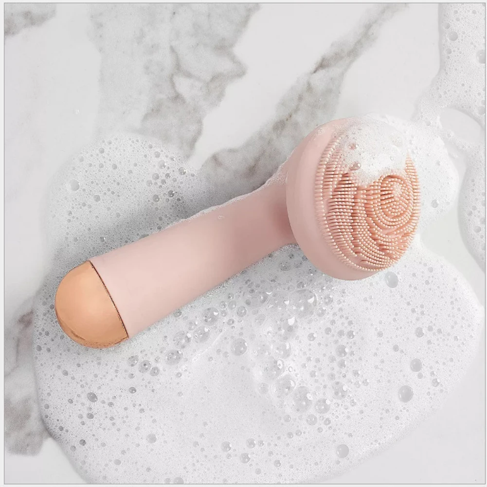 

Electric Facial Beauty Cleanser Massage Brush Waterproof Silicone Face Scrubber Sonic Vabrating Massage Deep Cleaning
