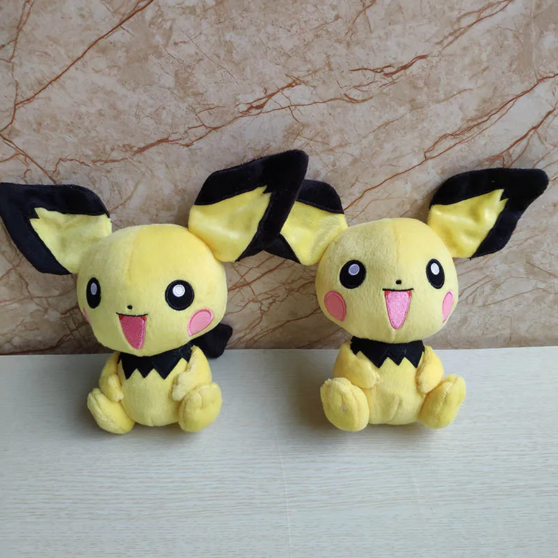 

TOMY Pikachued Plush doll Pichu Bulbasaur Squirtle Charmander Eevee Mimikyu Pokemoned Stuffed Toy stuffed toys kid Gift