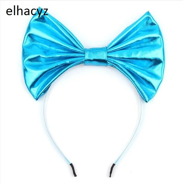 Повязка на голову с металлическим бантом 7 дюймов 3 шт./лот|hair bands kids|diy hair accessorieshair