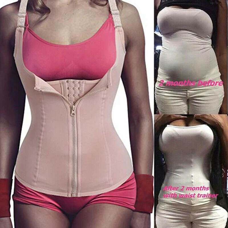 Women Neoprene Shaperwear Waist Traine Push Up Vest Tummy Belly Girdle Body Shaper Waist Cincher Corset Faja Slimming Belt