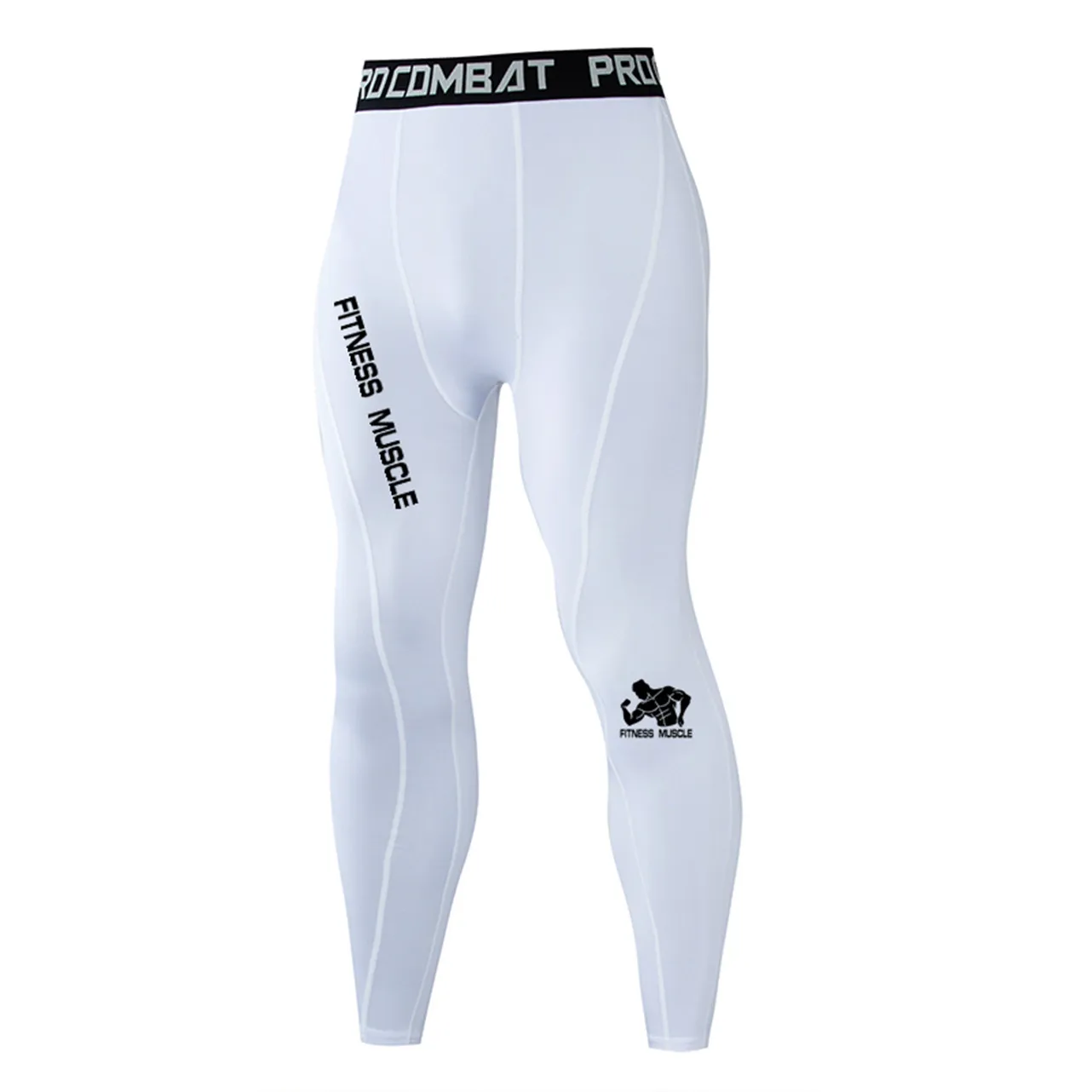 Компрессионные штаны для бега Мужская тренировка фитнес спортивная одежда мышц