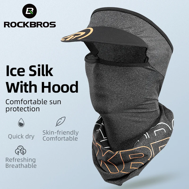 

ROCKBROS Cycling Headband Bandana Breathable Balaclava Anti-UV 50+Sports Running Fishing Outdoor Scarf Face Mask Cap Unisex