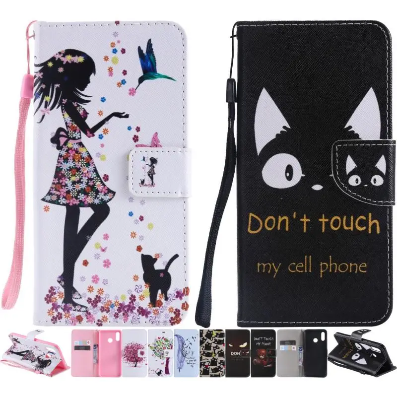 Кожаный чехол-книжка для Funda Huawei Mate 20X10 Pro P Smart Plus Nova 3 3i Enjoy 7S 9Plus P8 P9 Lite 2017