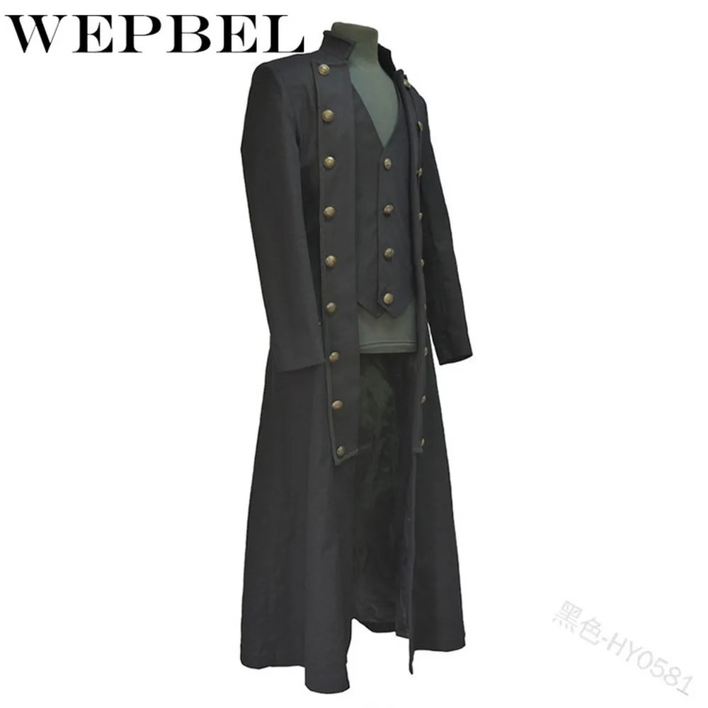 Мужской смокинг WEPBEL для вечевечерние одежда взрослых в стиле панк пальто