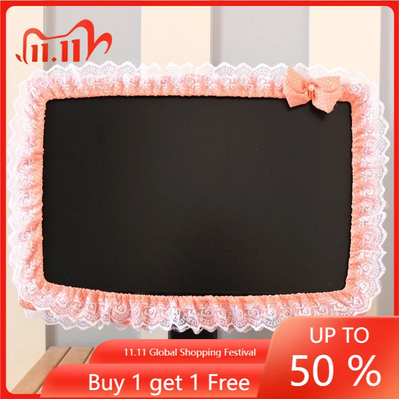 

Новый кружевной тканевый чехол для компьютера, полноразмерный чехол, пылезащитный чехол для экрана телевизора, монитора, пылезащитный чехо...