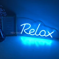 relax custom led neon sign letter wall decor for home indoor bar birthday party bedroom neon light creative gift