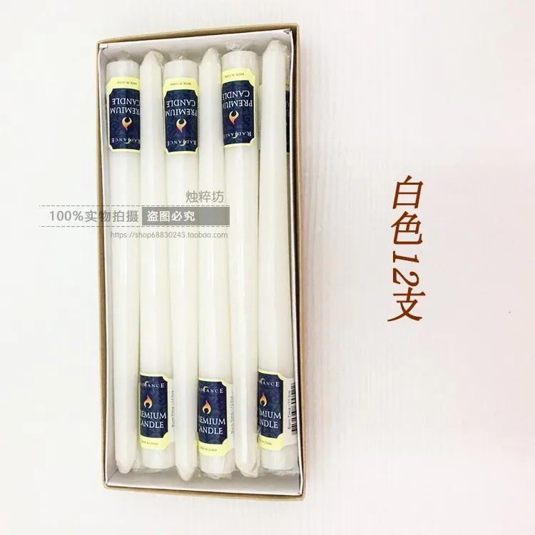 

Birthday Taper Candle Handmade Wedding Romantic Fragrance Creative Soy Candle Party Smokeless Velas Decorativas Home Decor DE50L