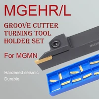 mgehr1010 1212 1616 2020 2525 external grooving tool holder lathe accessories and mgmn carbide blades