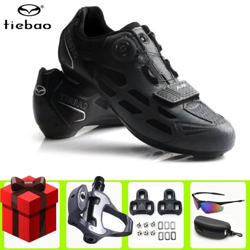

Tiebao Road Cycling Shoes Men Sapatilha Ciclismo Professional Bicycle Self-locking Spinning Women Sneakers Men Sports Bicicleta