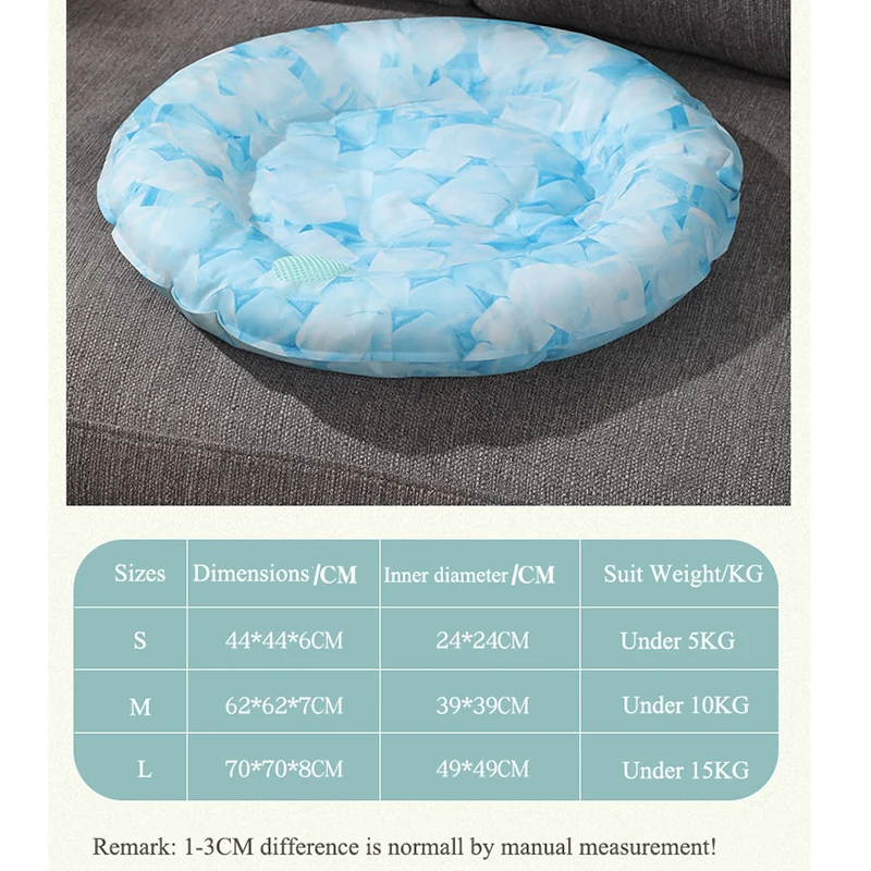 Охлаждающая кровать для собак коврик льда сна кошек питомник щенков