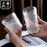 sendian japanese style thickened glass frosted cup handmade craft glass 2021 new hot office household kitchen tea accessories