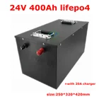 Водонепроницаемый фотогальванический инвертор для хранения солнечной энергии, 24 В, 4800 А  ч