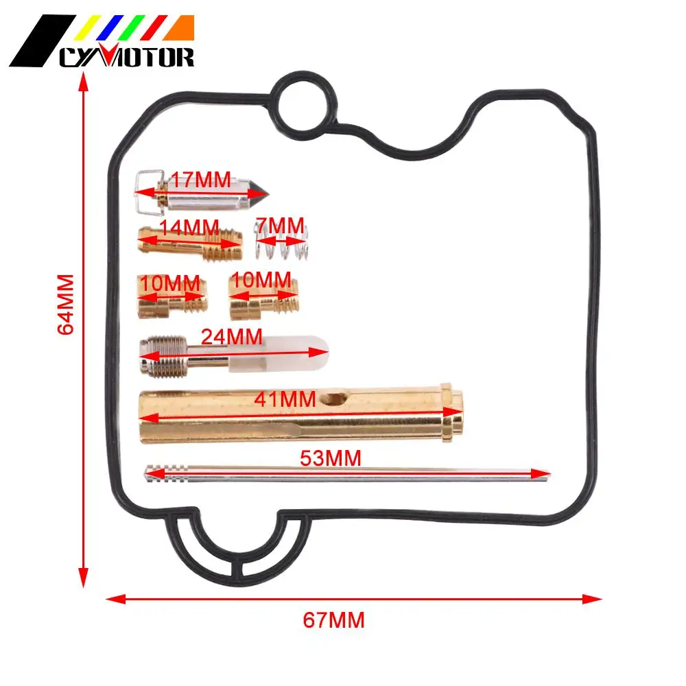 Ремкомплект для карбюратора мотоцикла 4 комплекта обслуживания SUZUKI Bandit 250 GSF GSF250 GJ