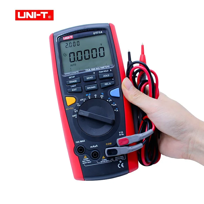Цифровой мультиметр UNI T UT71A UT71B UT71C UT71D UT71E среднеквадратичный измеритель