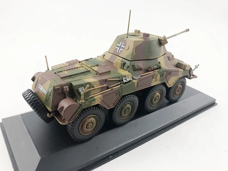 

Rare 1 / 43 Germany sd.kfz 234 / 2 wheeled chariot 1945 Alloy tank model Collection model