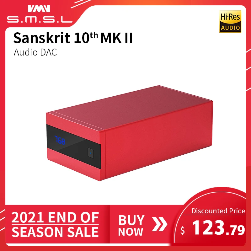 Новая версия SMSL Sanskrit 10th SK10 MKII Hifi декодер AK4493 DSD512 аудио DAC Предварительный Выход