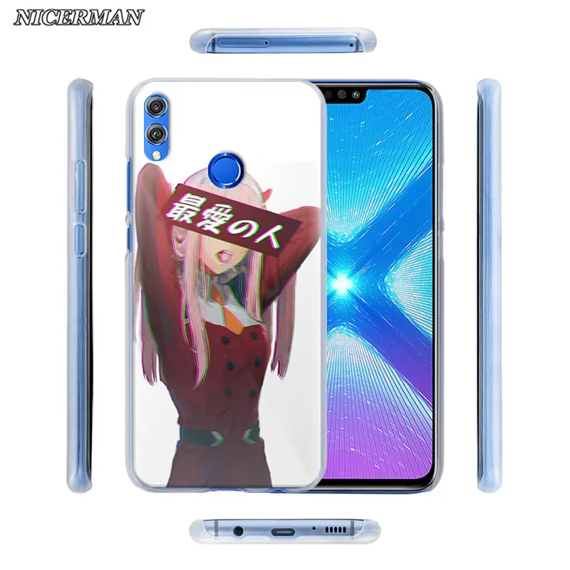 Чехол Zero Two Darling in the FranXX для Huawei Honor 10 10i 20 Lite 30 Pro 20S 20e 8X 9X 8A 9A 9S 9C Жесткий | Мобильные