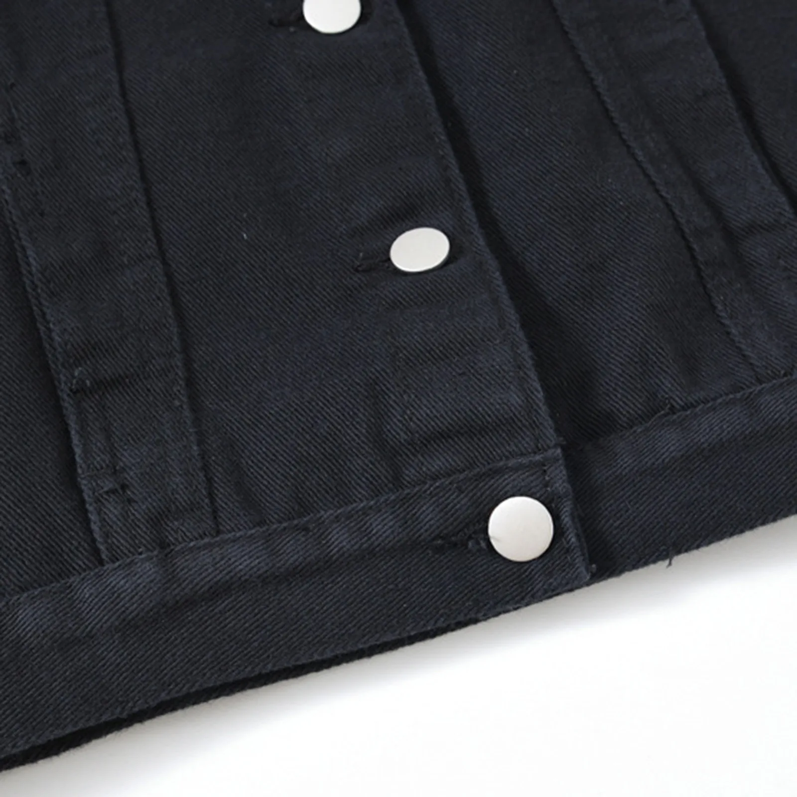 Женская однотонная джинсовая рубашка без рукавов свободная куртка модный топ с