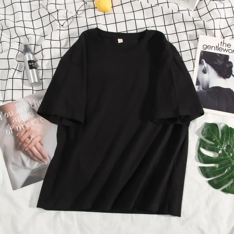 

New Classic loose quality soft summer casual breathable women's Short Sleeve T-Shirt