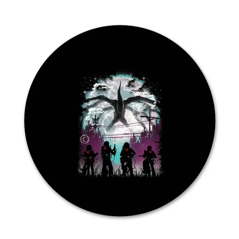 

58mm Must Stay Going Very Strange Things Icons Pins Badge Decoration Brooches Metal Badges For Backpack Decoration