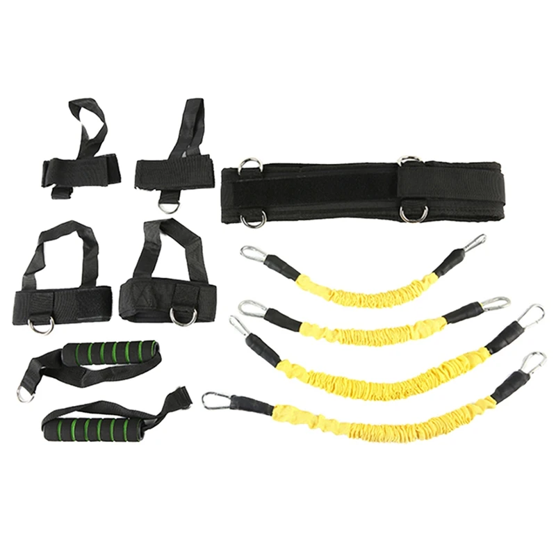 

60/80LBS Boxing Resistance Band Exercise Bouncing Trainer Jump Training Workout Pull Rope Kicking Fitness Equipment