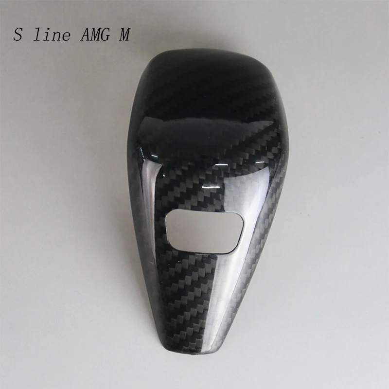 Автомобильный Стайлинг из углеродного волокна стиль рукоятка переключения