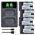 Аккумулятор 4x LP E6 E6N LP-E6, двойное зарядное светодиодный светкой для камер Canon EOS 5DS R 5D Mark II 5D Mark III 6D 7D 80D EOS 5DS R