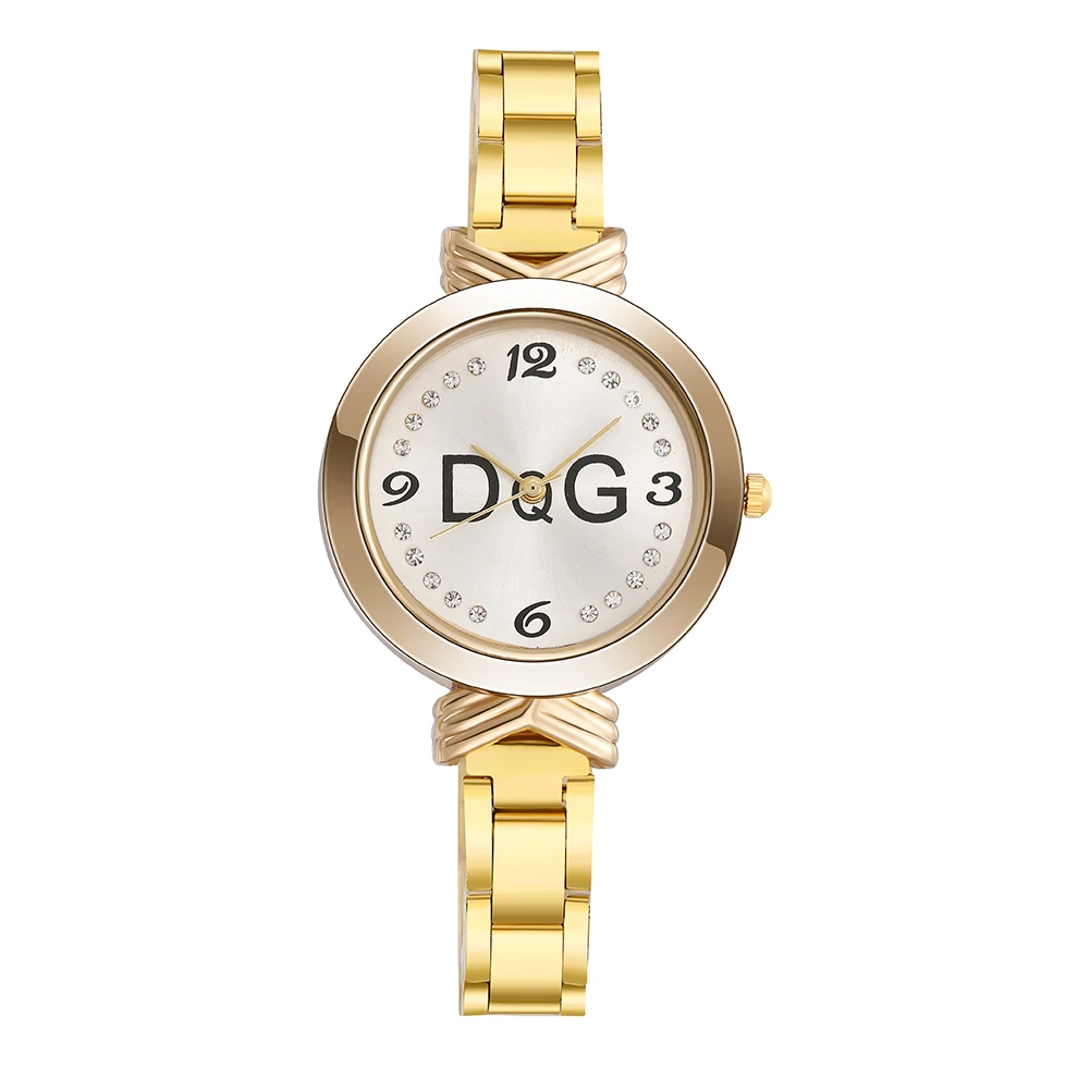 

Reloj 2021New Women's Watches Fashion Four-Color Dial Golden Steel Belt Sports Quartz Watches Casual Ladies Dress Clock Gift