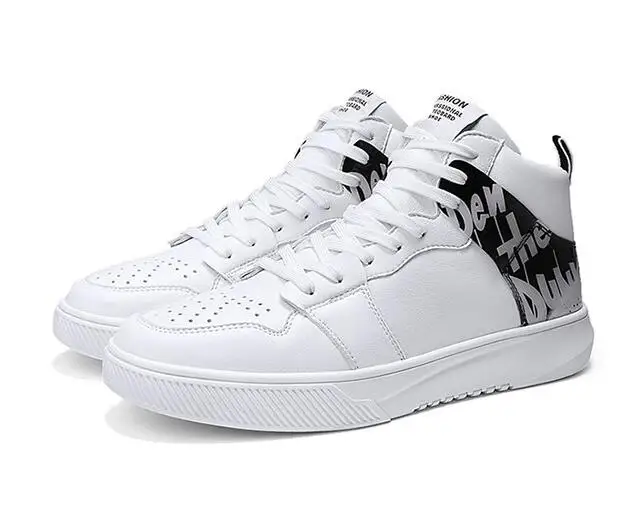 Fashion Men Casual Shoes High Top Canvas Sneakers Man Lace-Up Breathable Trainers Baskets Homme Basic Flats | Обувь