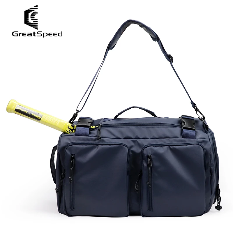 Waterproof Polyester GreatSpeed Tennis Bag Multifunction 3 Uses Squash Racket Backpack Unisex Tenis Shoulder Handbag | Спорт и