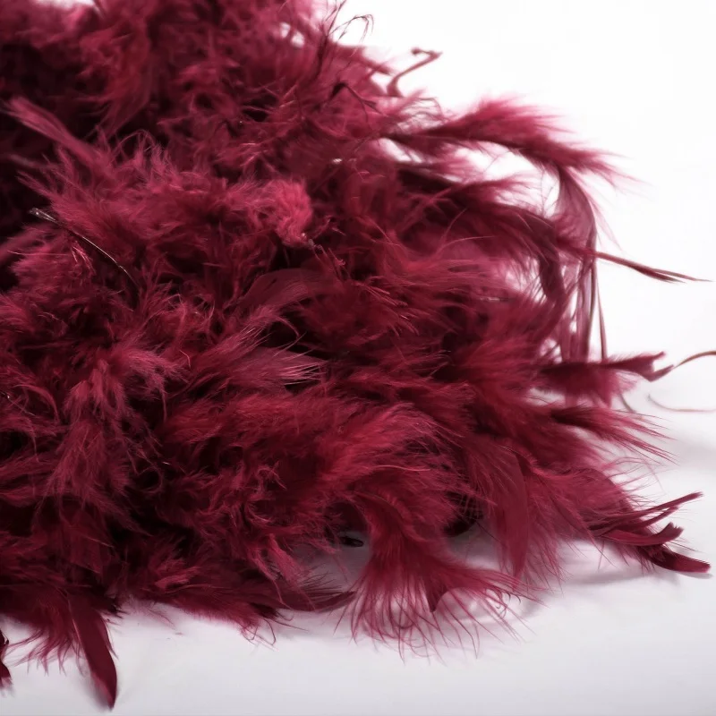 10 шт./лот 2 М перо индейки полоска куриное боа украшения для свадьбы дня рождения