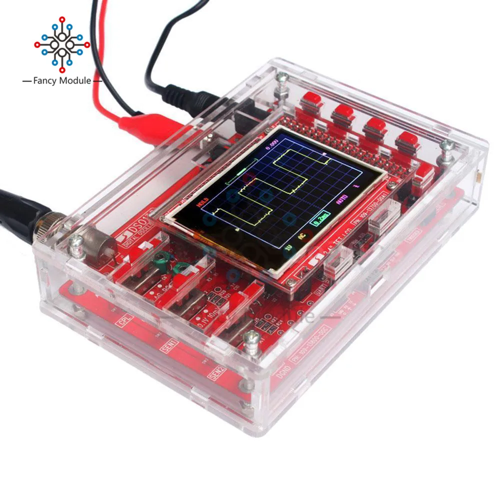 Полностью Собранный цифровой осциллограф diymore SMD 2 4 &quotTFT LCD 1Msps 0 -200 кГц 12 бит с