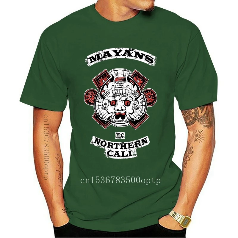 Camiseta de Mayans Mc para hombre y mujer, camisa Popular negra, divertida, novedad