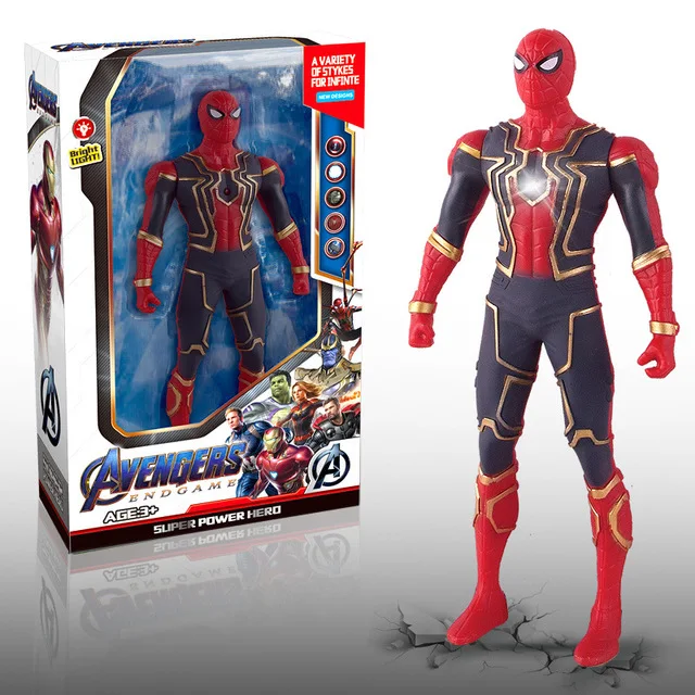 Spider box new Паук: вдали от дома Мстители супер герой фигурка игрушка капитан Халк Тор тонас Модель Куклы Дети подарок - Цвет: Spider box new