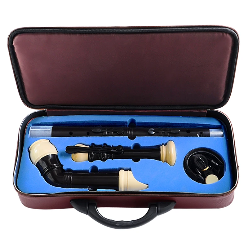 Профессиональный басовый рекордер барокко 8 отверстий F ключ Funda Flauta Colegio