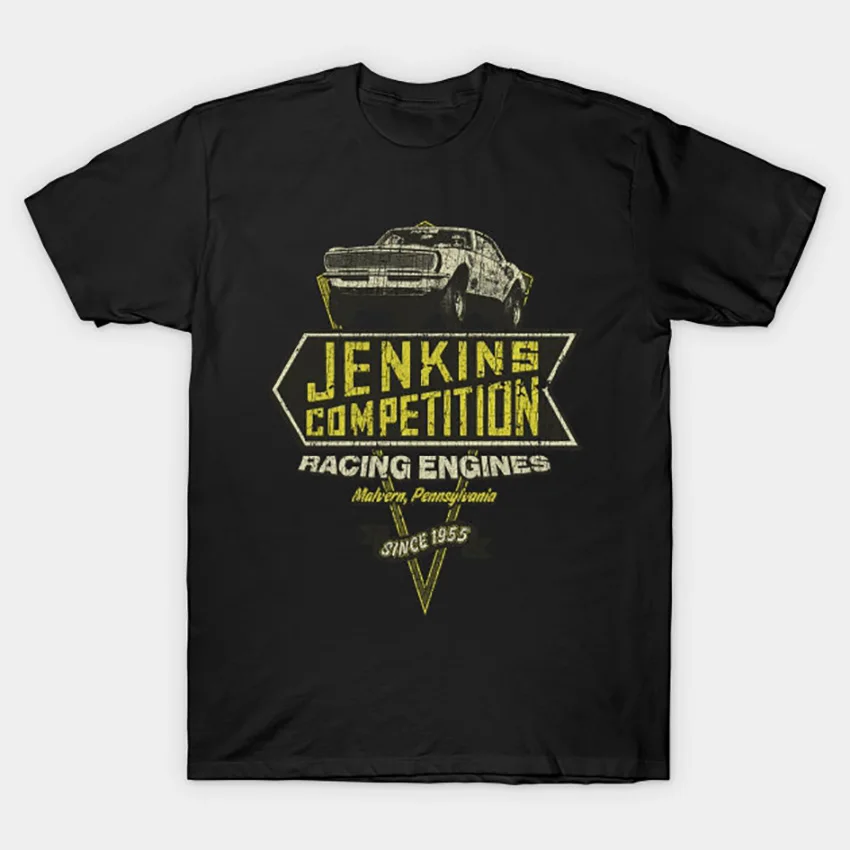 Футболка Jenkins Competition Racing Engines футболка Drag racing fast and furious car nhra drag strip dragster camaro |