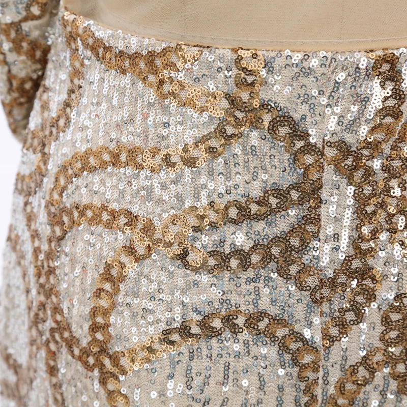 Stock Clean High Quality Long Mermaid Sequins Prom Dresses