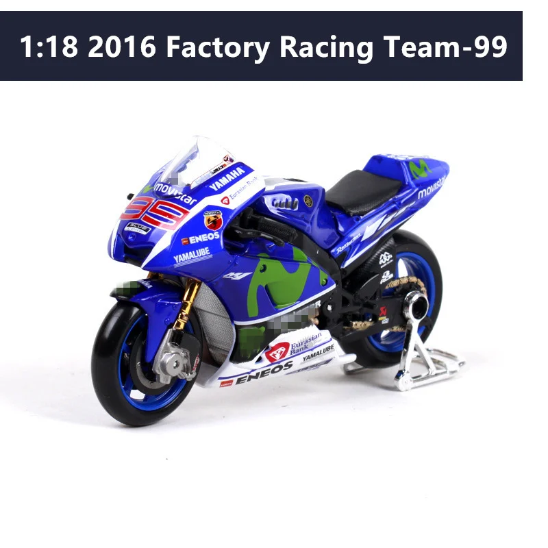 2016-99 Maisto 1:18 Ducati GP2018 Чемпионат гонки Silvardo авторизованный моделирование сплава модель мотоцикла игрушечный автомобиль - Цвет: 2016-99