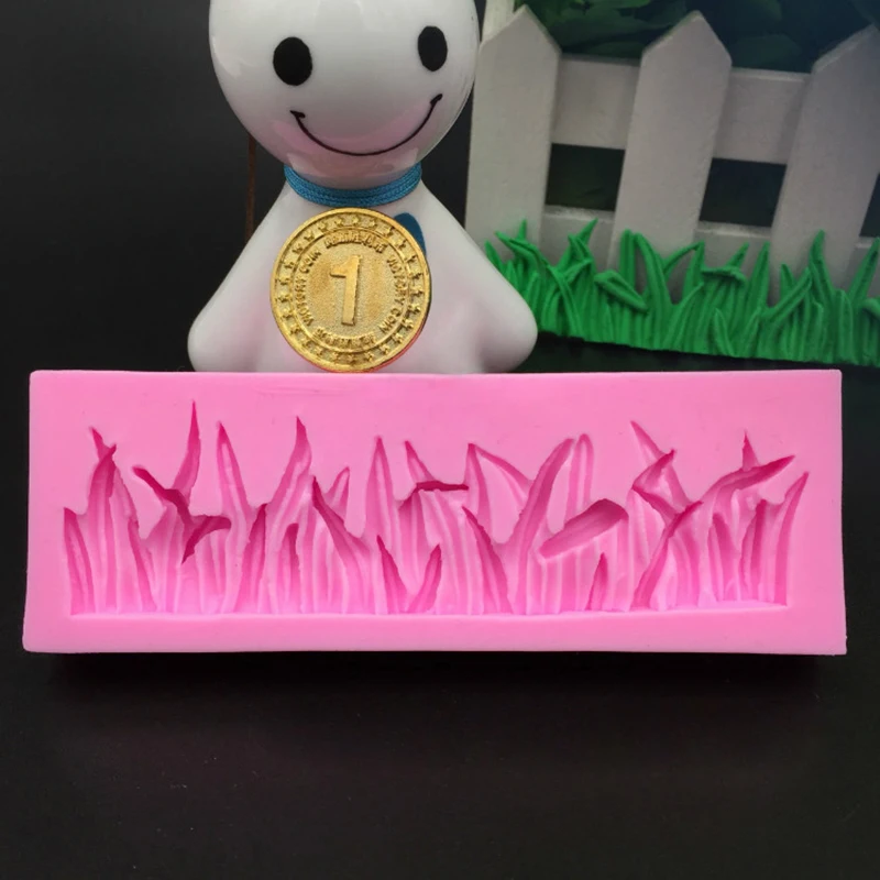 Трава украшения силиконовые выпечки Торт Модель кекс Топпер помадка формы для