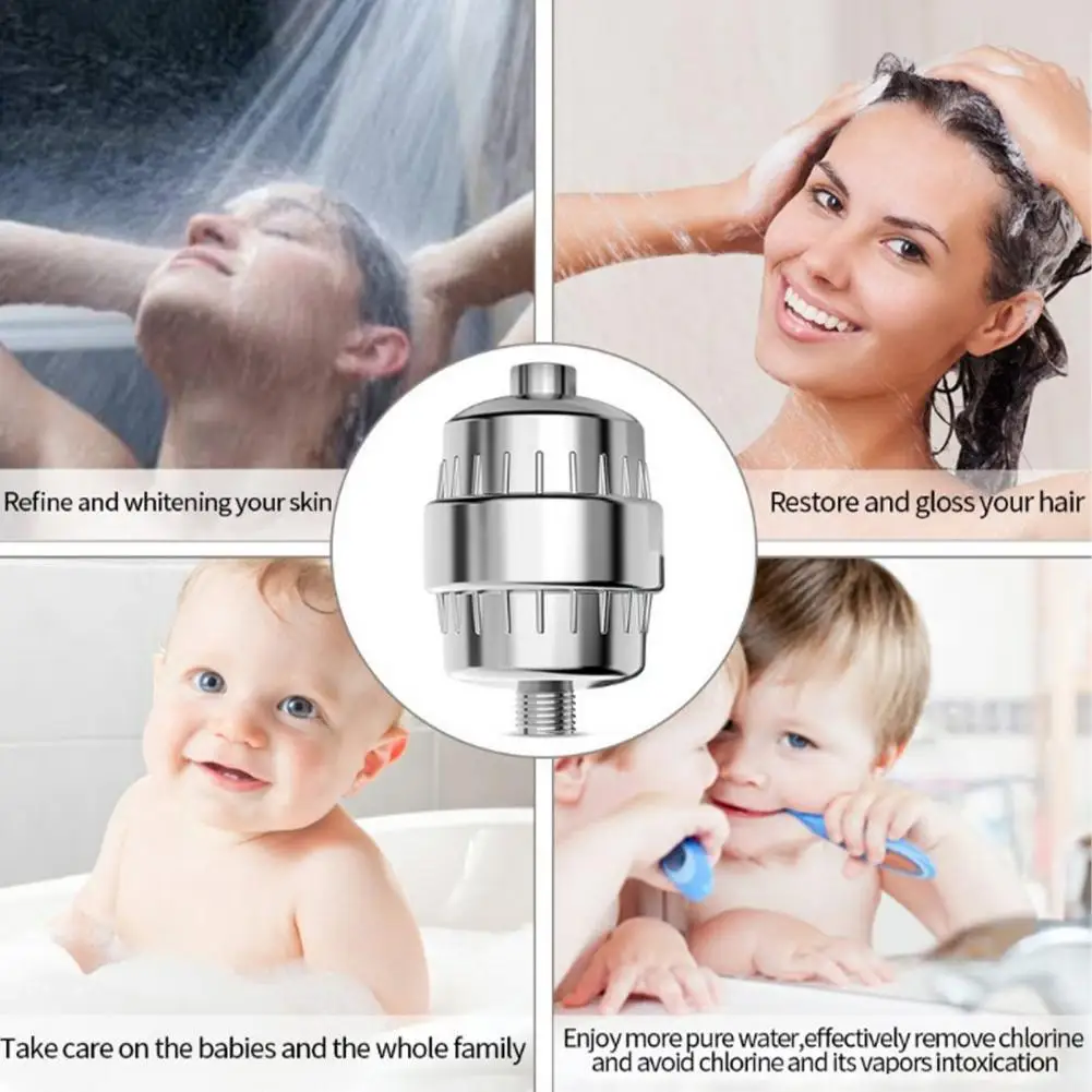 

Shower Bath Water Purifier Prefilter Water Softener Filter Prevent From Limestone Or Hard Water For Home