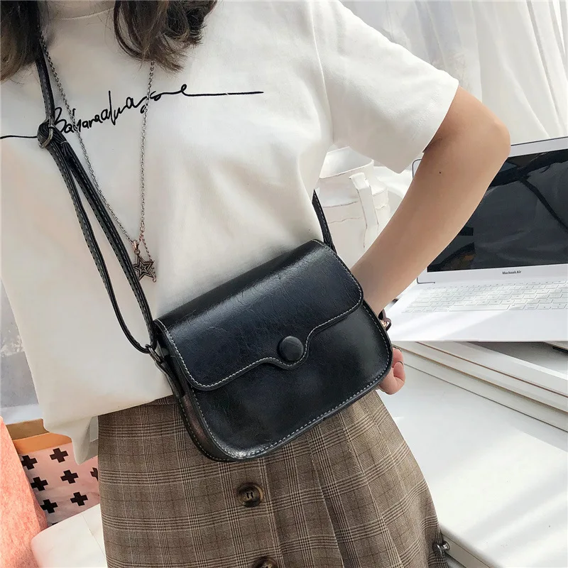 Женская сумка через плечо Youda повседневная однотонная в стиле ретро 2019 | Багаж и