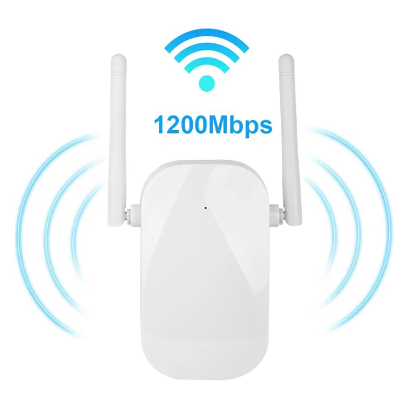 

Dual Frequency 1200M WiFi Repeater WIFI Signal Amplifier WiFi Repeater(US Plug)