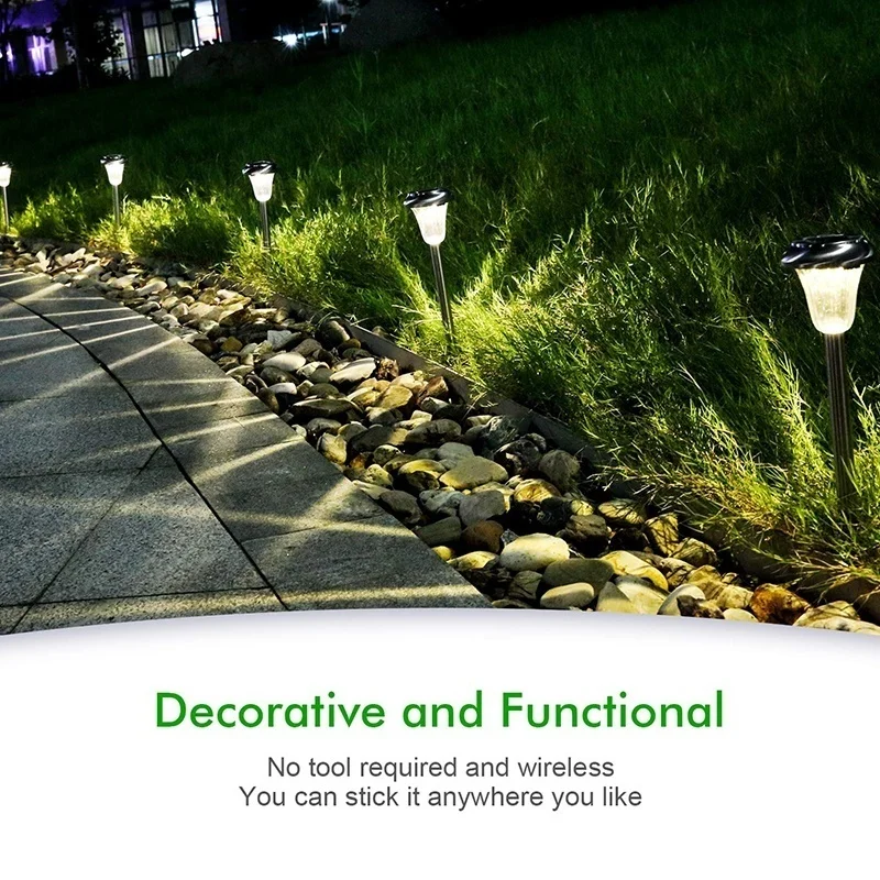 Уличная лампа на солнечной батарее водонепроницаемый садовый фонарь из