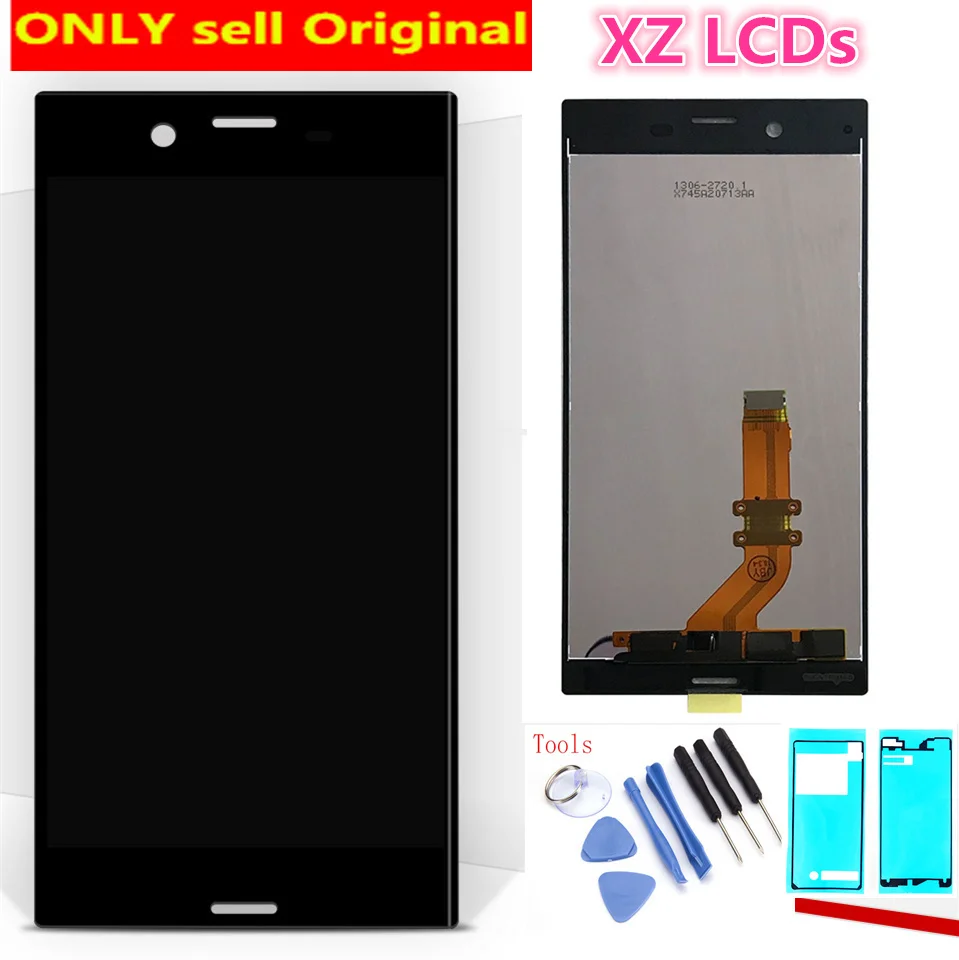 5,2 Полный ЖК-дисплей для SONY Xperia XZ ЖК-дисплей F8331 F8332 сенсорный экран дигитайзер Запасные части для SONY XZ двойной ЖК-дисплей