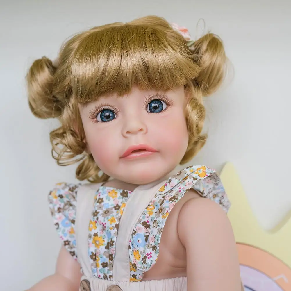 

55 Simulation Cute Princess Toy Blond Hair Limbs Girl Baby Toy Adjustable S2c1